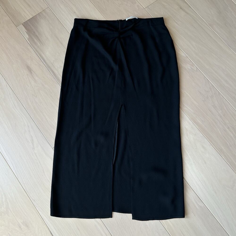 Reformation Orson Black Skirt Women’s Large